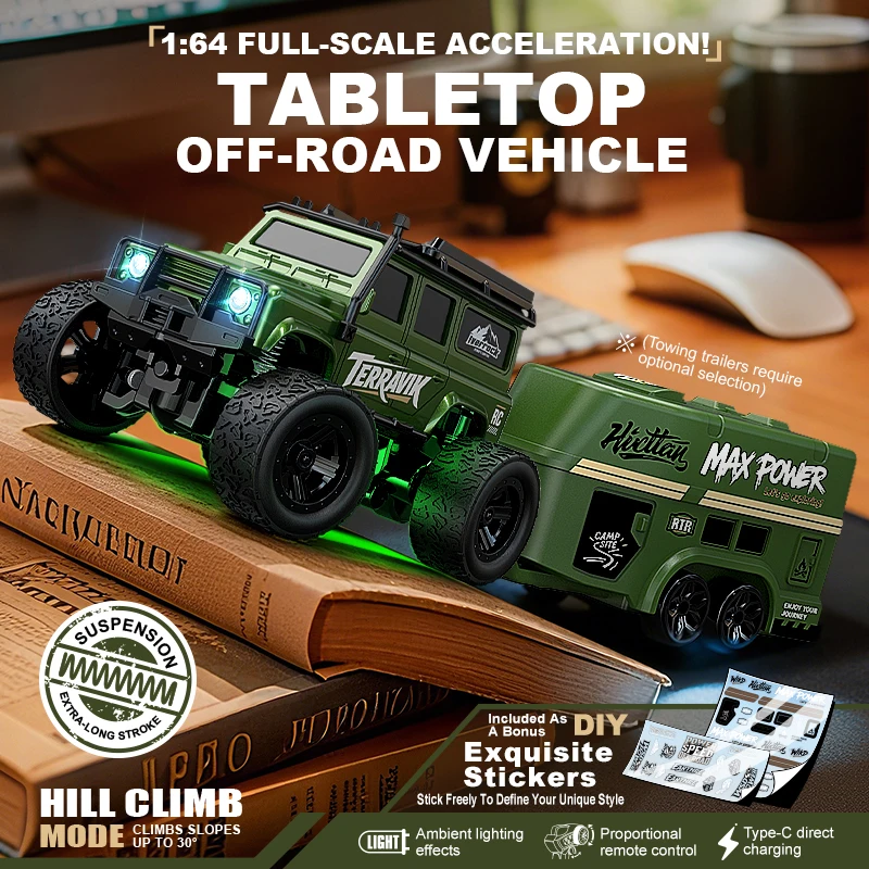 Drone Shahed Rc - 1:64 Full Proportional Desktop Off-Road RC