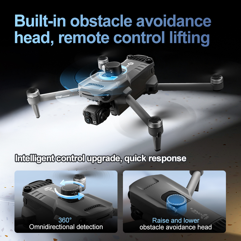 8K 3 Axis Gimbal Brushless 7.2 - Drone Rc Folding บทวิจารณ์และราคา