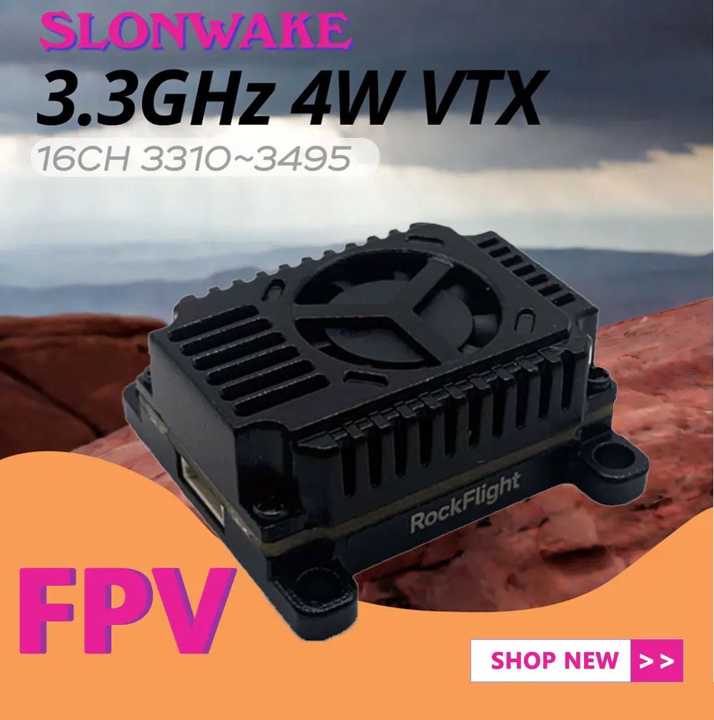 SLONWAKE FPV 3.3G 16CH 4000mW  - Drone Rc Car บทวิจารณ์และราคา