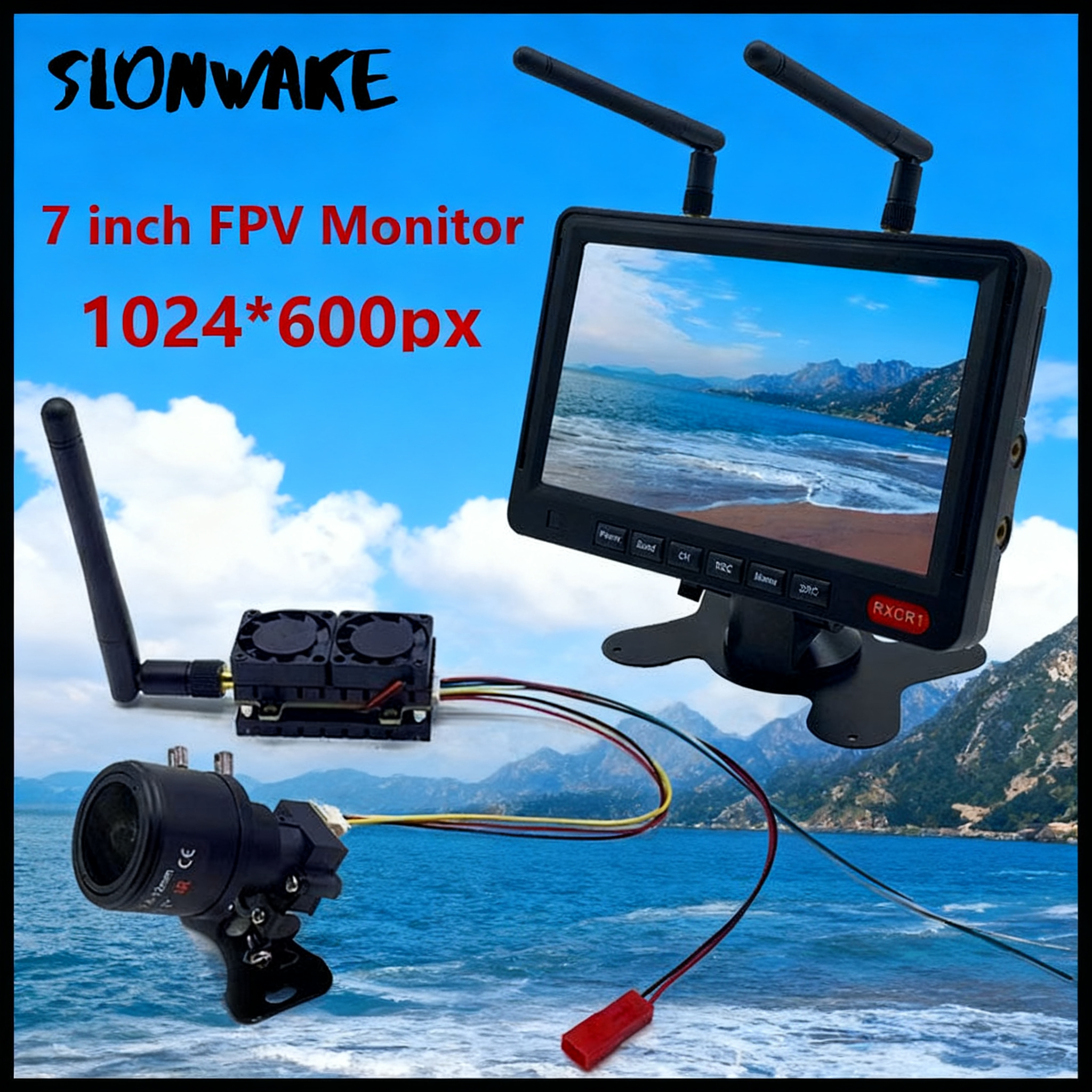 Over 50Km Range 5.8G 56CH 7 in - Rc Transmitter บทวิจารณ์และราคา