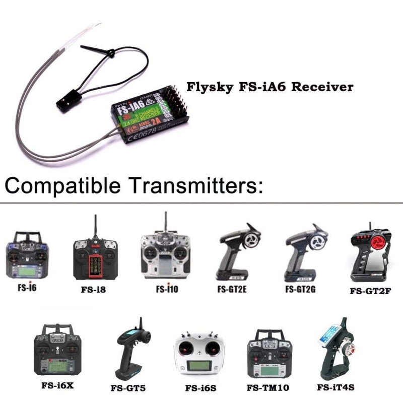 Flysky FS-IA6 Receiver 6CH Dua - Drone Rc Battery บทวิจารณ์และราคา