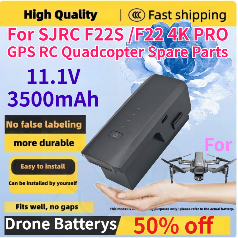 New 11.1V 3500mAh Drone Batter - Drone F22 Rc บทวิจารณ์และราคา