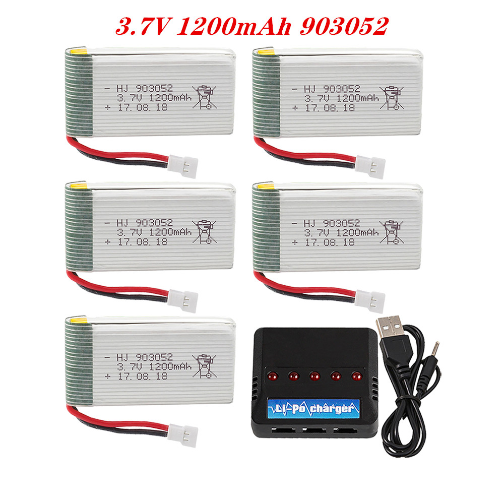 3.7V 1200mah 903052 Lipo Batte - Drone Rc Kit บทวิจารณ์และราคา