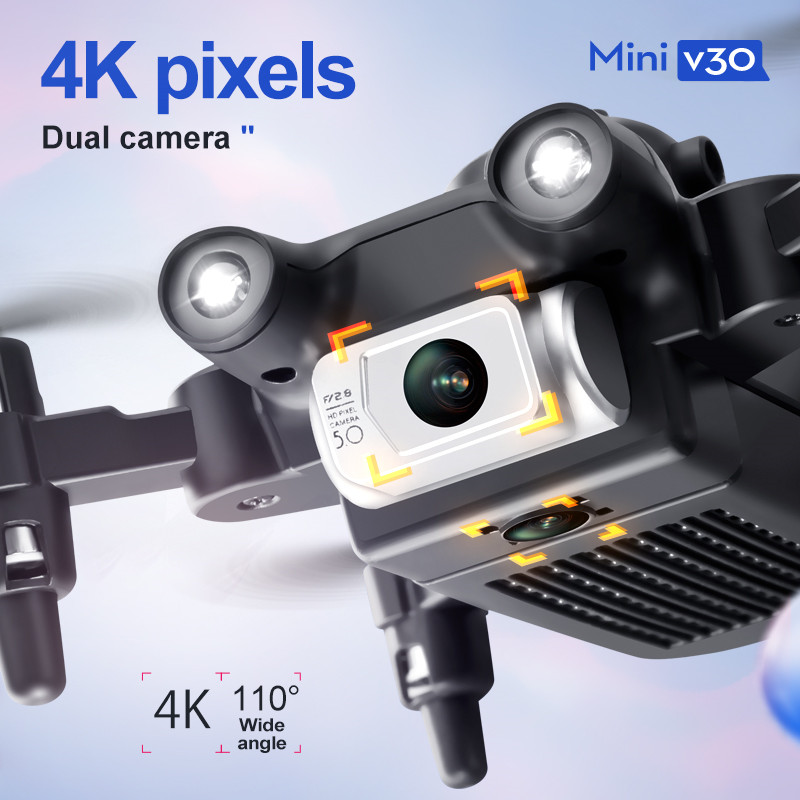 Mini V30 WiFi FPV Drone With 4 - Rc Drone Uav บทวิจารณ์และราคา