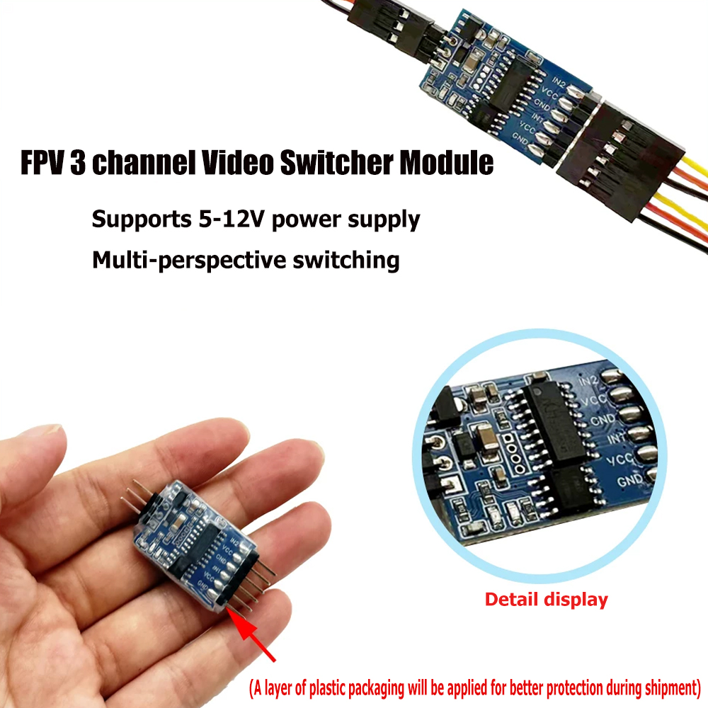 5.8G 3 Channel Video Switcher  - Rc Drone Uav บทวิจารณ์และราคา