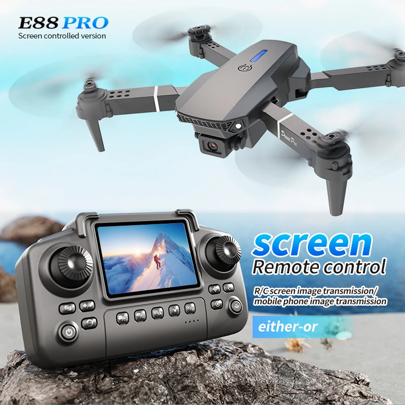 Professional E88 PRO Drone wit - Rc Drone Uav บทวิจารณ์และราคา