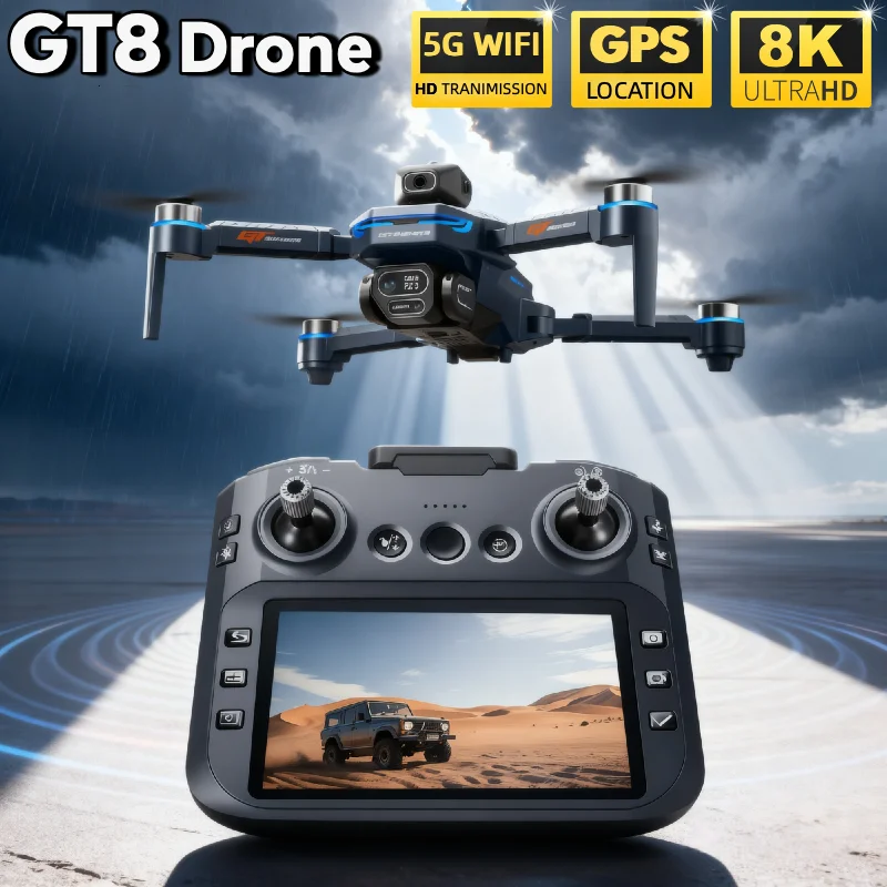 HOT For LSRC GT8 Drone 4K Prof - Drone Rc Folding บทวิจารณ์และราคา