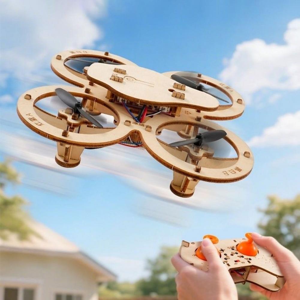 Rc Drone Toy Wooden Drone Puzz - Drone Rc Kit บทวิจารณ์และราคา