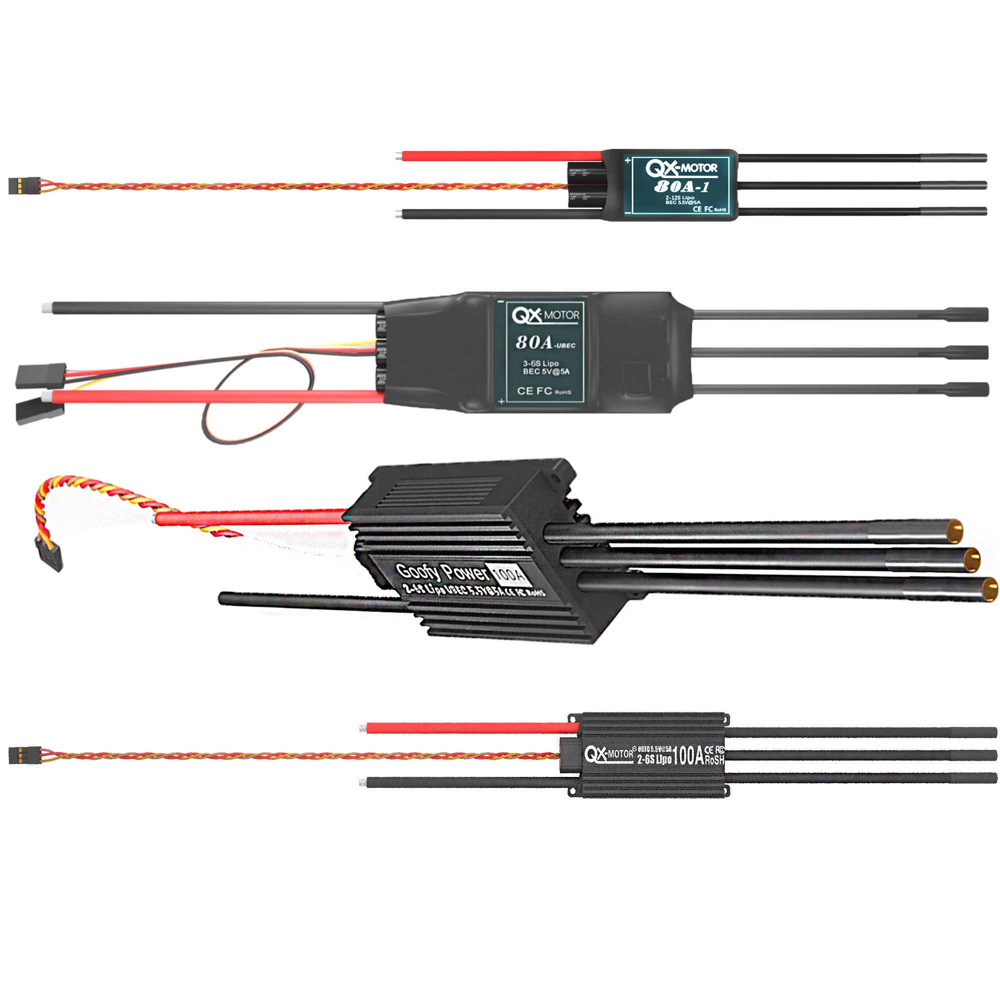 QX-MOTOR Brushless ESC series  - Drone Rc Car บทวิจารณ์และราคา