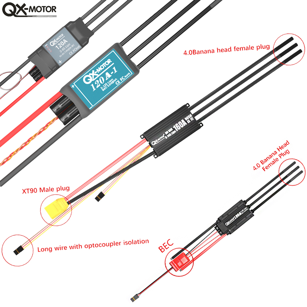 QX-MOTOR Brushless ESC series  - Drone Rc Car บทวิจารณ์และราคา