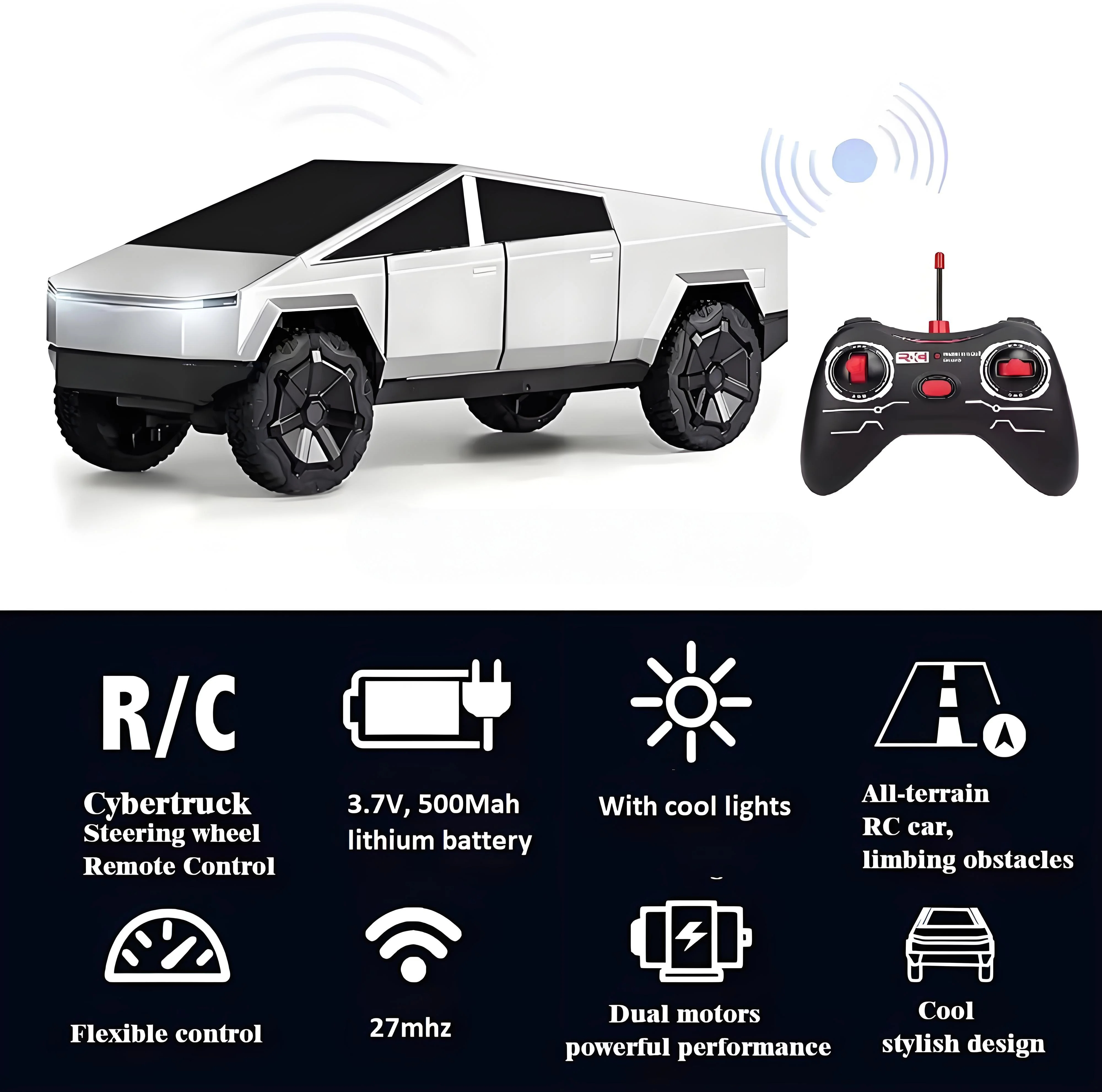 1:24 RC Cybertruck Pickup 4WD  - Drone Shahed Rc บทวิจารณ์และราคา