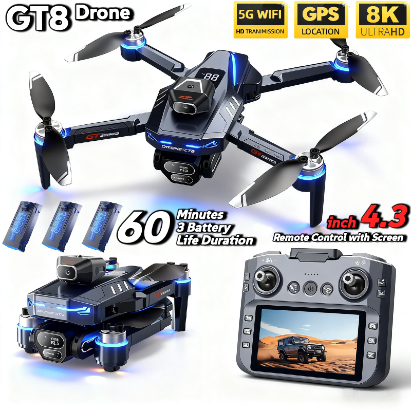 For Genuine GT8 Drone 4K Profe - Drone Rc Folding บทวิจารณ์และราคา