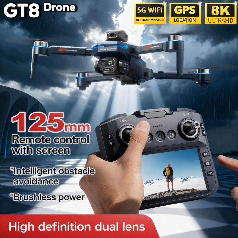 For Genuine GT8 Drone 4K Profe - Drone Rc Folding บทวิจารณ์และราคา