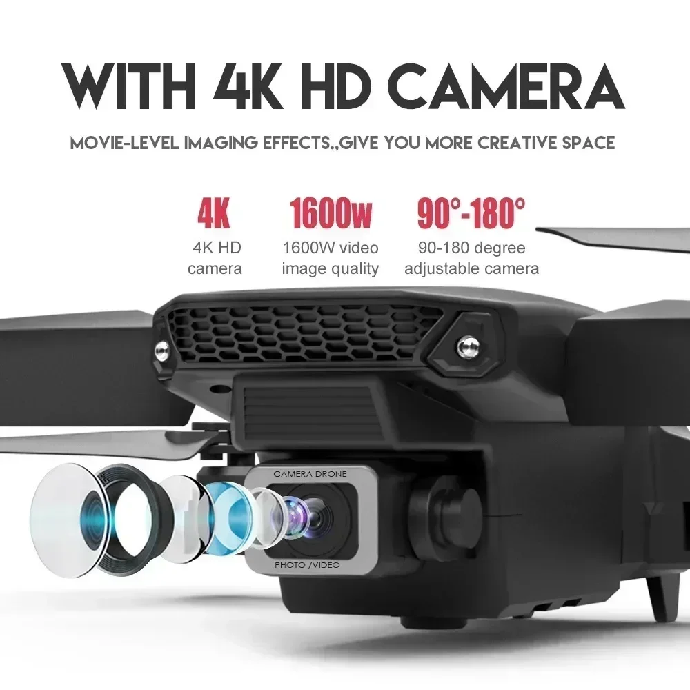 New E88 Pro Wifi Fpv Drone Wit - Drone Rc Not Connected บทวิจารณ์และราคา