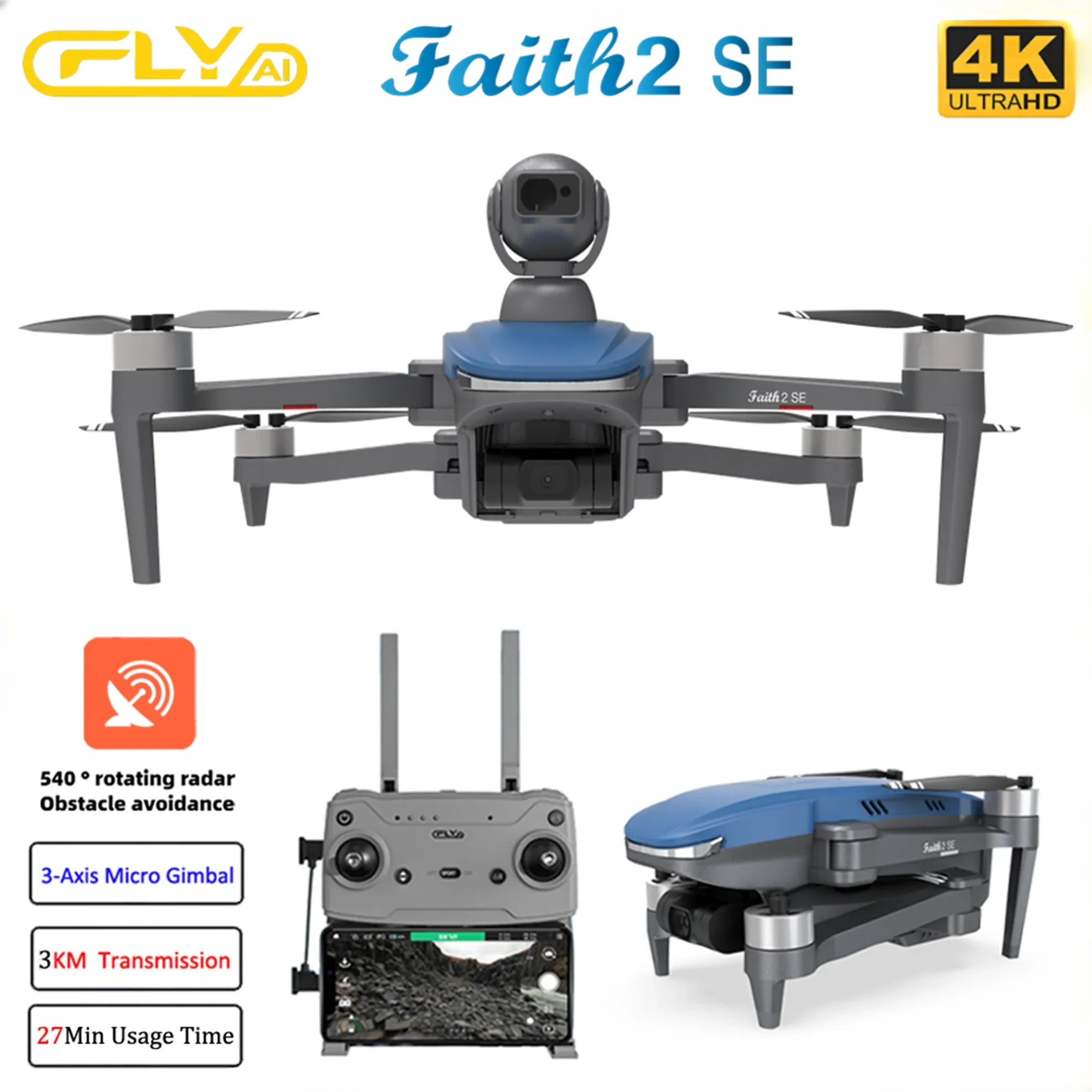 Faith 2 SE With 540° Obstacle  - Drone F22 Rc บทวิจารณ์และราคา