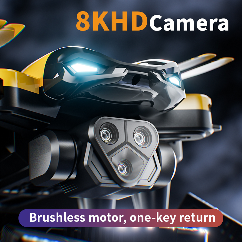 Brushless RC Drone 8K Triple C - Drone Rc Folding บทวิจารณ์และราคา