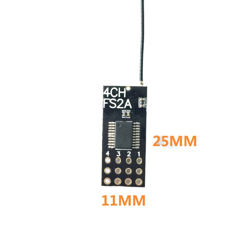 Flysky FS2A Mini Receiver 4CH  - Rc Drone Uav บทวิจารณ์และราคา