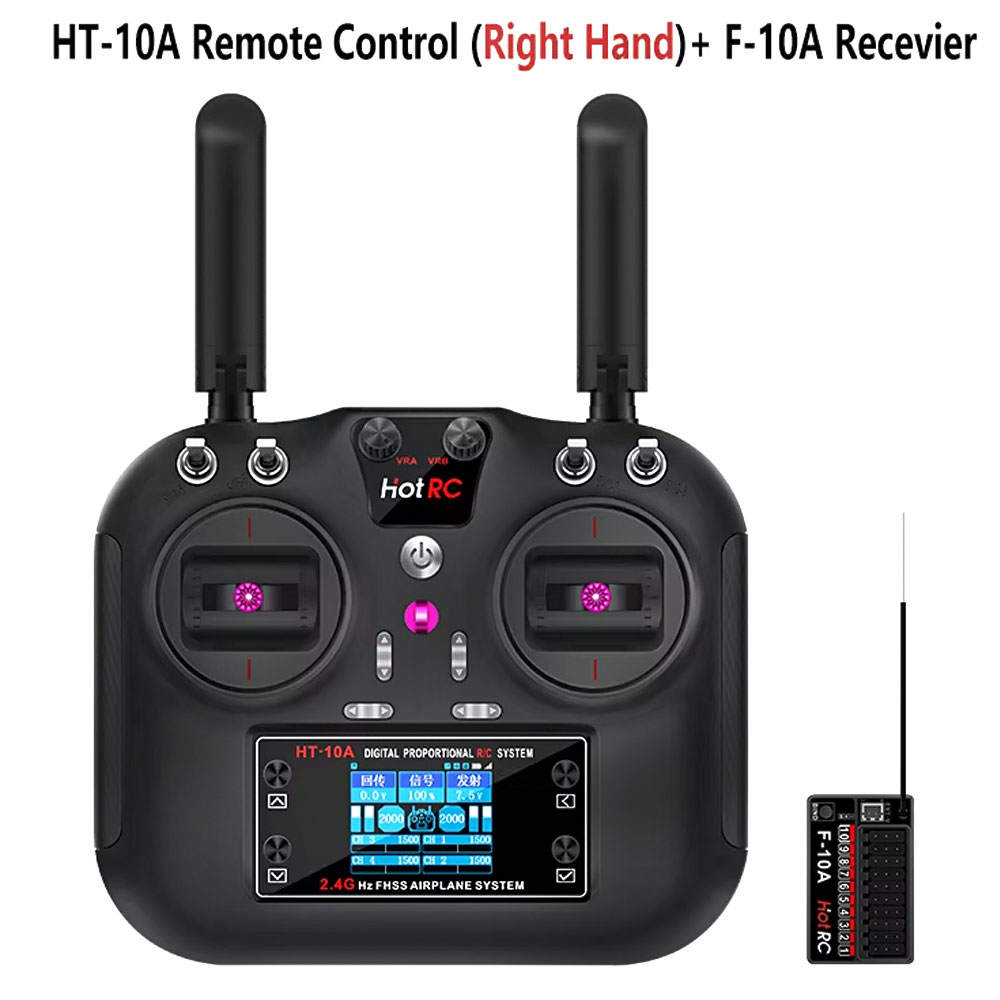 Hotrc HT-10A 2.4G 10CH Transmi - Drone Rc Car บทวิจารณ์และราคา