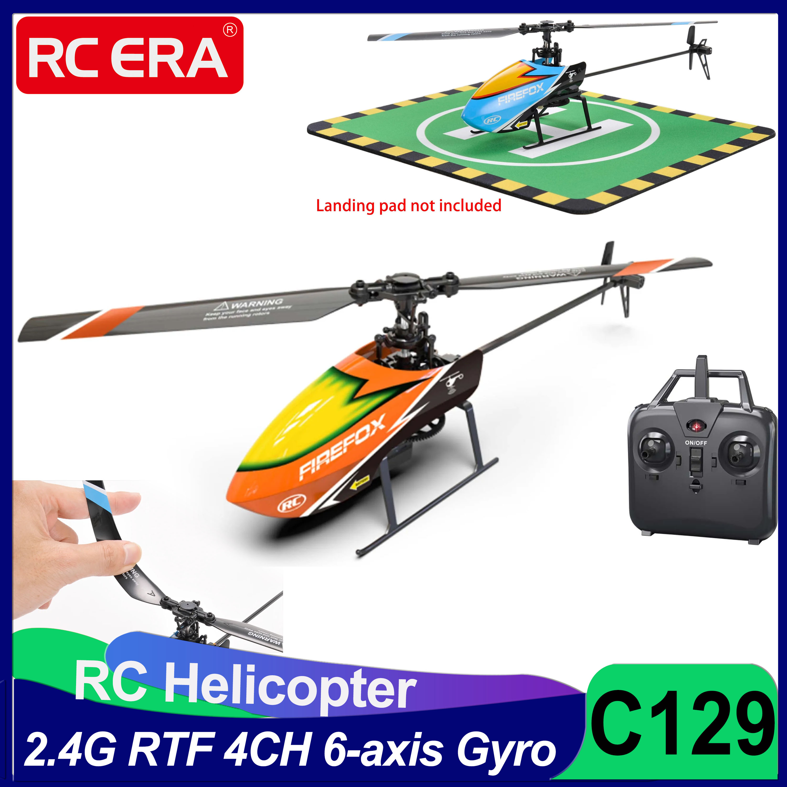 C129 RC Helicopter RTF 4CH 6-a - Drone Shahed Rc บทวิจารณ์และราคา