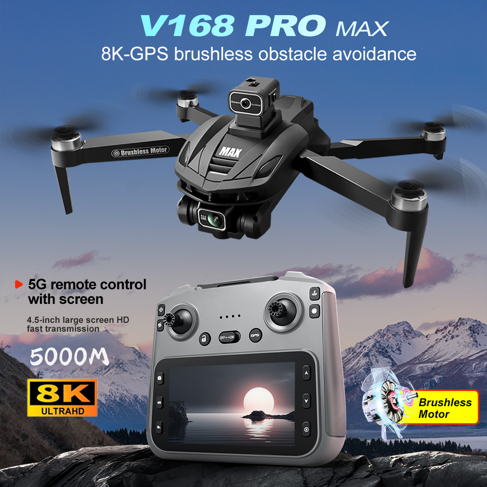 V168 PRO Max GPS Drone 8K Prof - Drone Rc Pro บทวิจารณ์และราคา