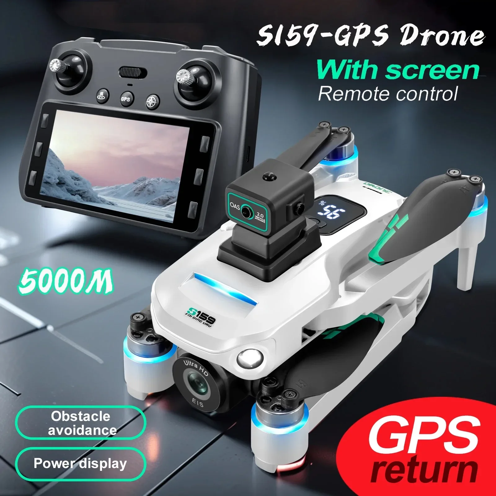 S159 GPS Rc Drone 5G Professio - Drone Rc Gps S159 บทวิจารณ์และราคา