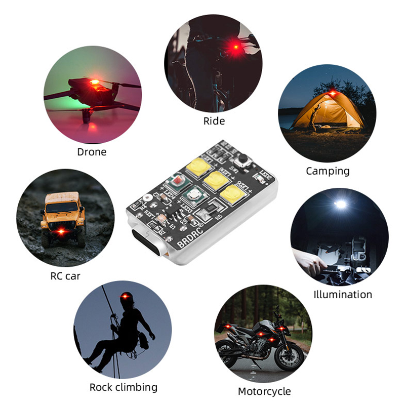 Mini Drone Strobe Light for DJ - Drone Dji Rc Pro บทวิจารณ์และราคา
