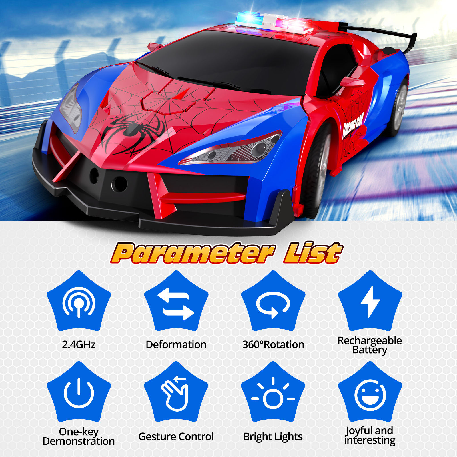 Remote Control Car - Gesture S - Drone Shahed Rc บทวิจารณ์และราคา