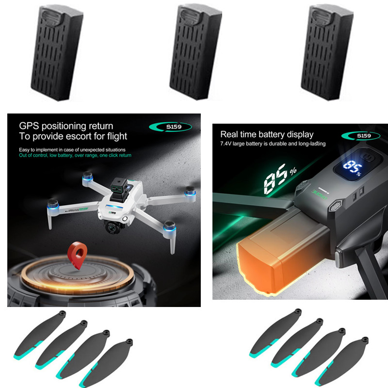 S159 GPS RC Drone Original Bat - Drone Rc Gps S159 บทวิจารณ์และราคา