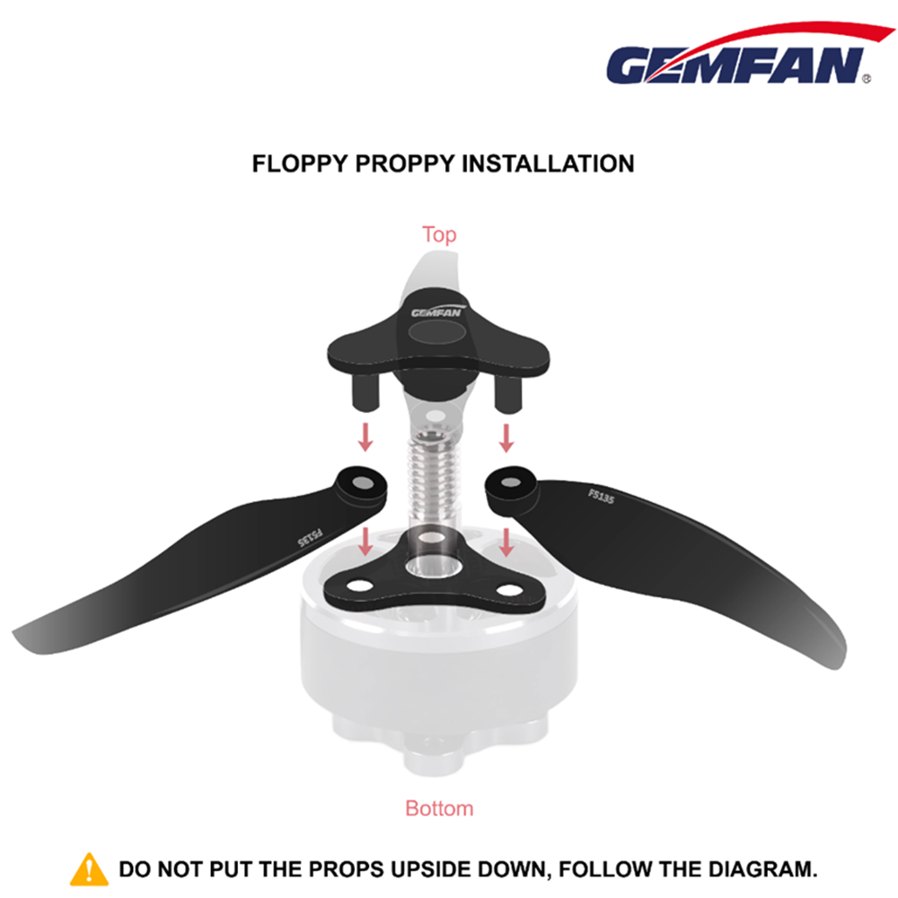 Folding Propeller 5135 Gemfan  - Drone Rc Folding บทวิจารณ์และราคา