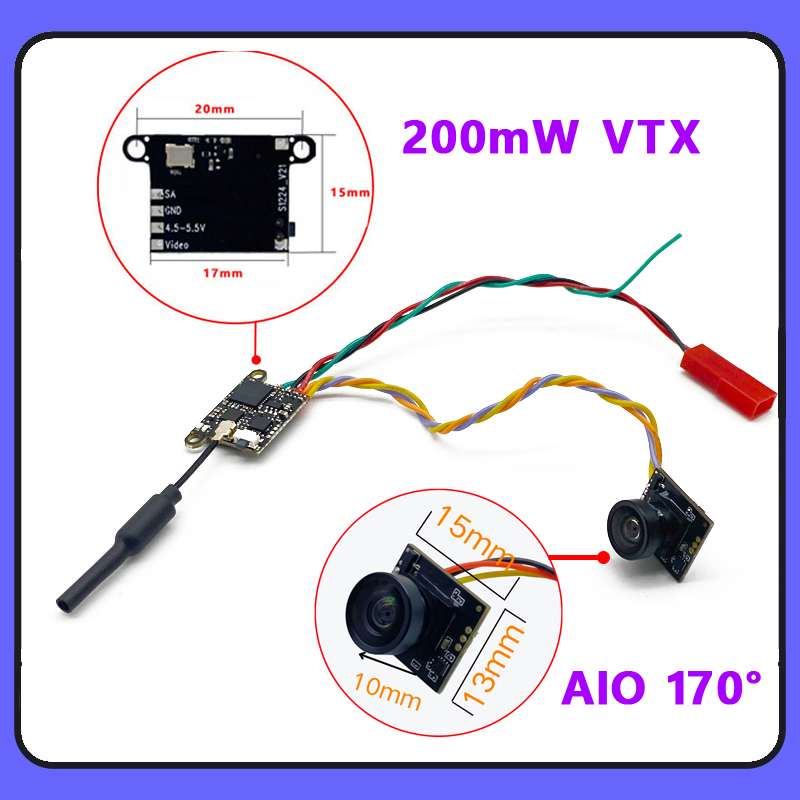 SLONWAKE 5.8G 1200TVL FPV Came - Rc Transmitter บทวิจารณ์และราคา