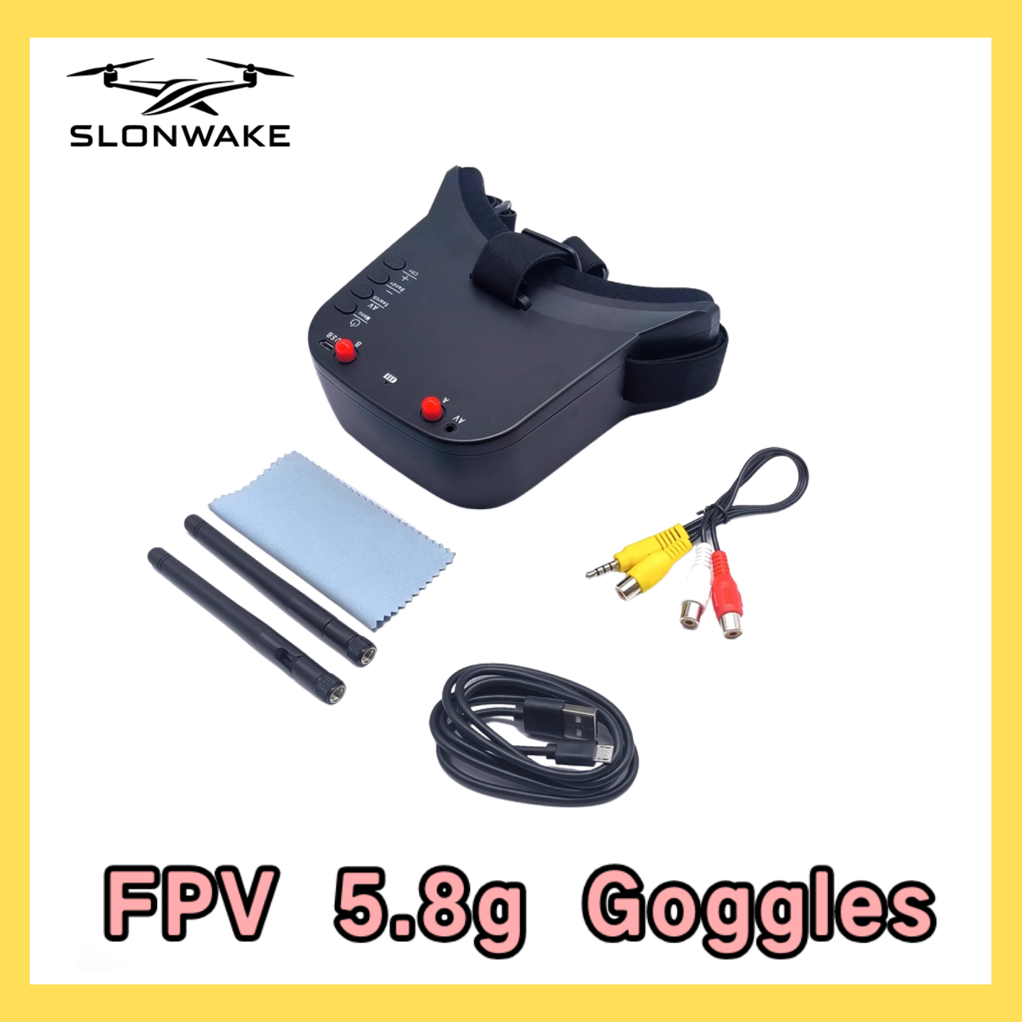SLONWAKE 5.8G 48CH FPV 400mw V - Drone Rc Car บทวิจารณ์และราคา