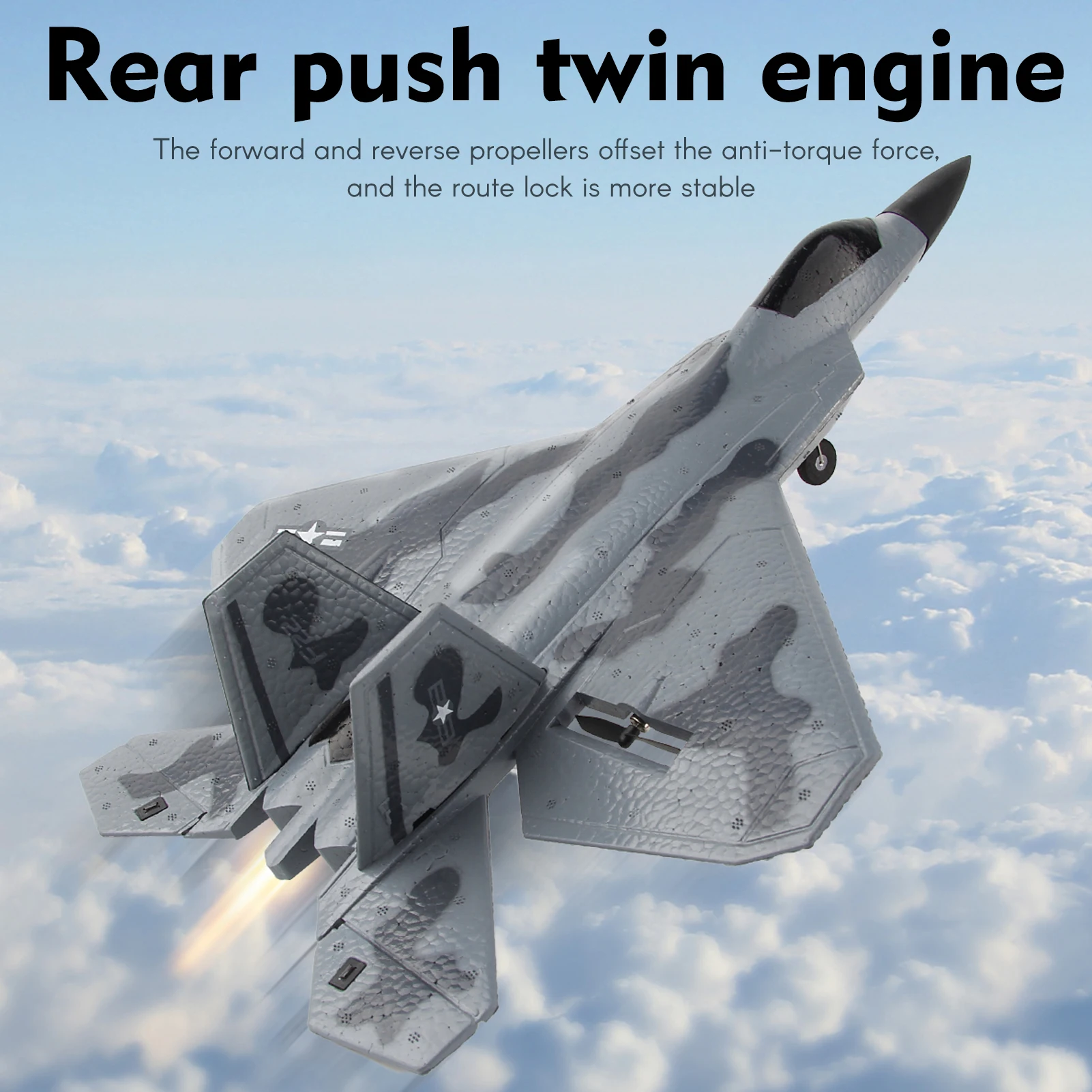 Foam RC Aircraft F22 Fighter R - Drone F22 Rc บทวิจารณ์และราคา