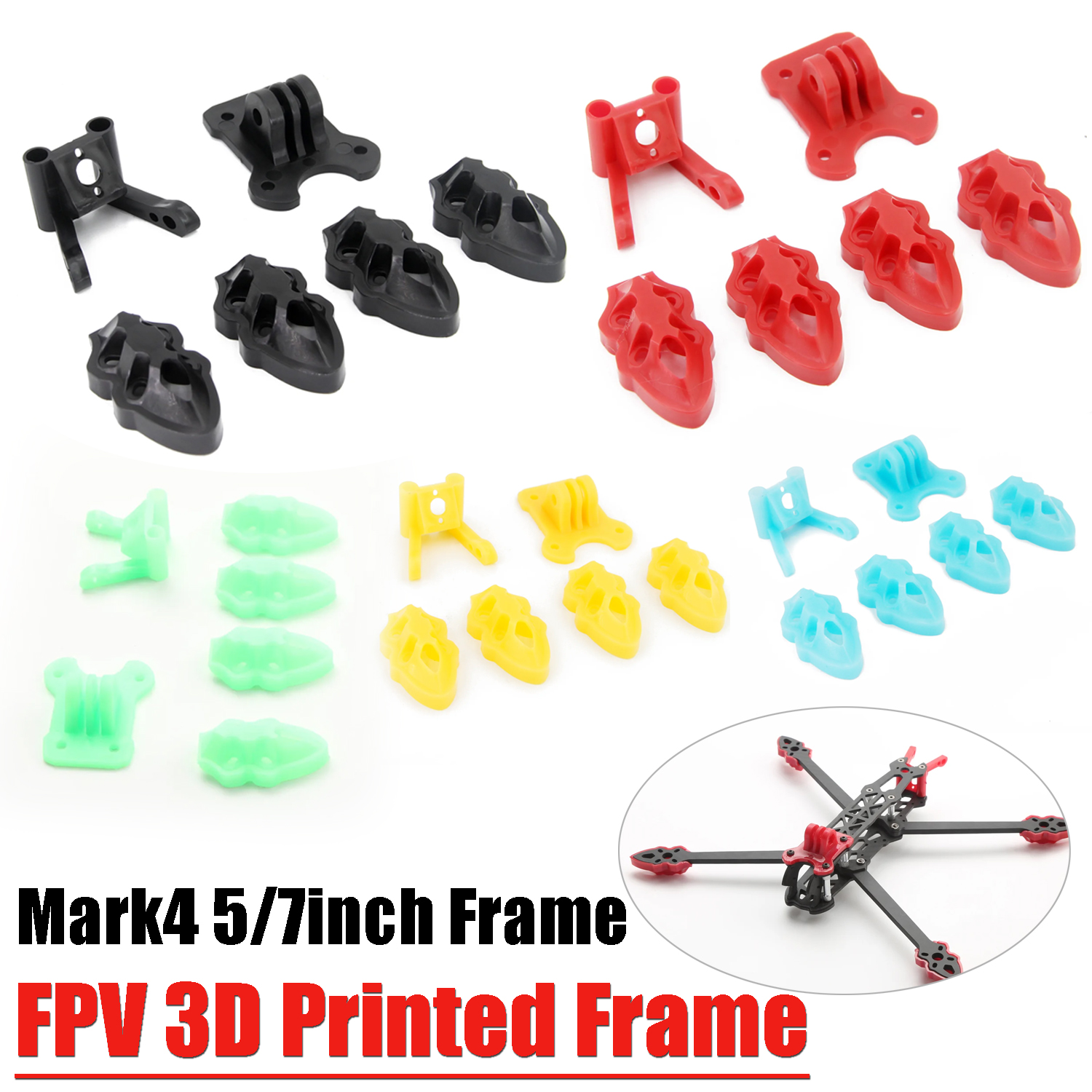 Mark4 5inch / 7inch FPV Frame  - 3D Printed Drone Part บทวิจารณ์และราคา