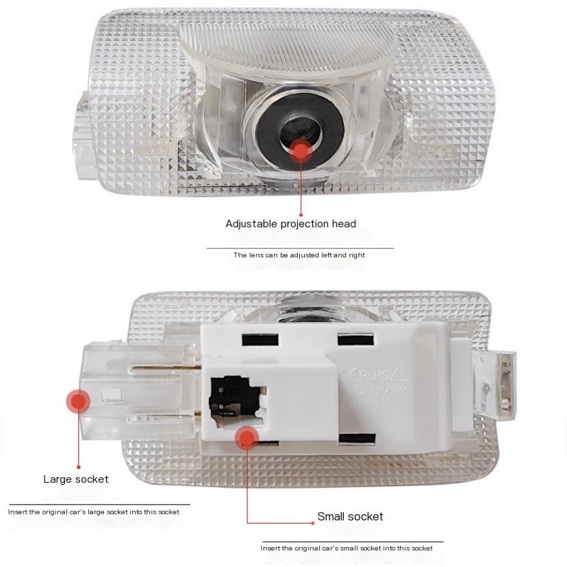 2Pcs LED Projector Lamp Car Do - Drone Shahed Rc บทวิจารณ์และราคา