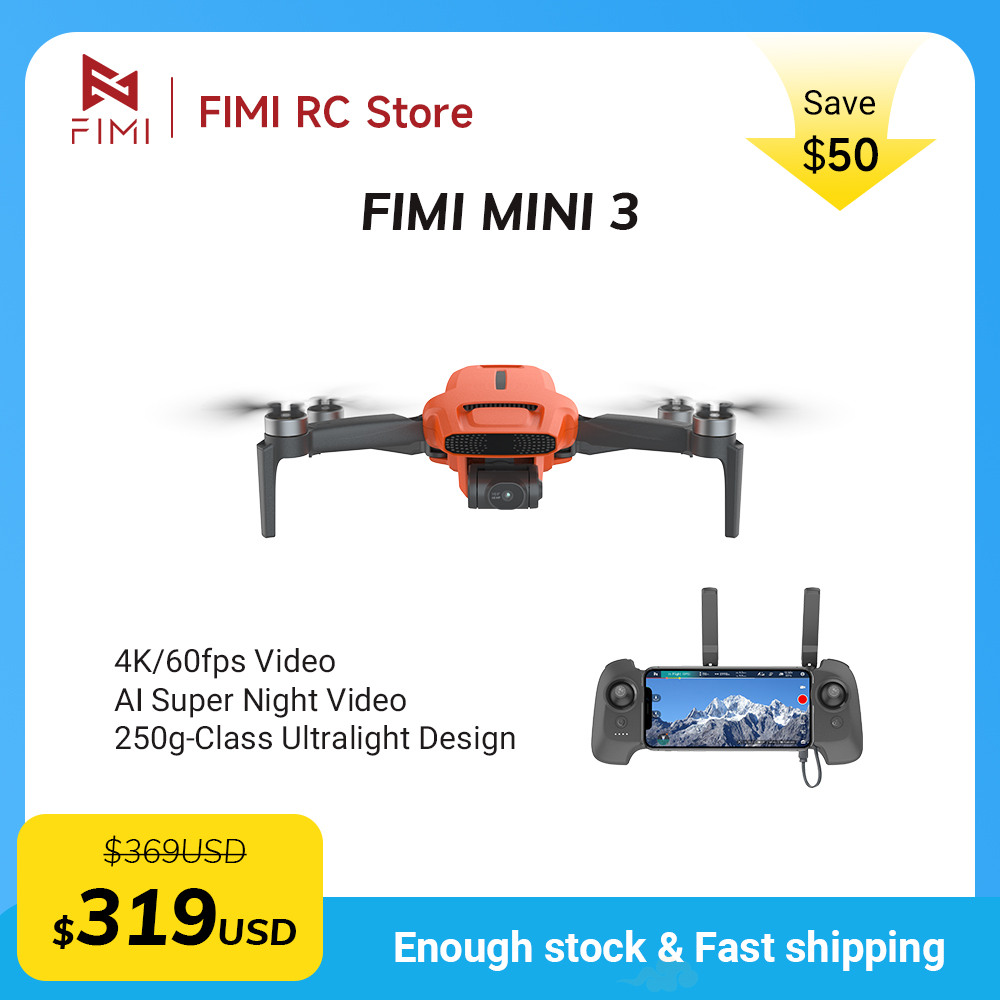 FIMI MINI 3 Camere drone 4K 60 - Drone Rc Dji บทวิจารณ์และราคา