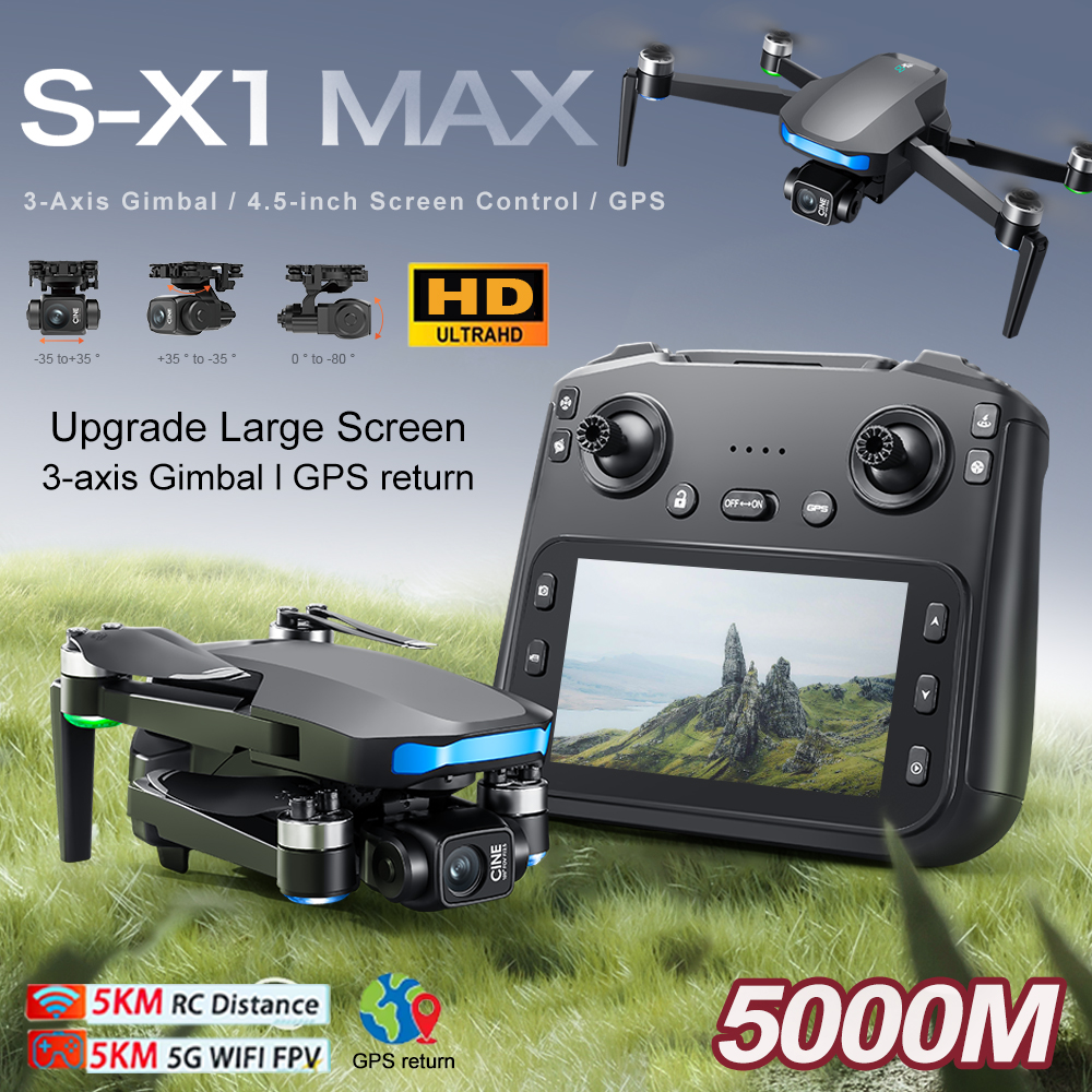 New S-X1 MAX Drone GPS 8K Prof - Drone Rc Holder บทวิจารณ์และราคา