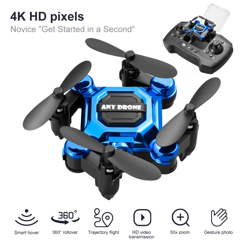 4K Camera HD RC Drone Fold Rem - Drone Rc Folding บทวิจารณ์และราคา