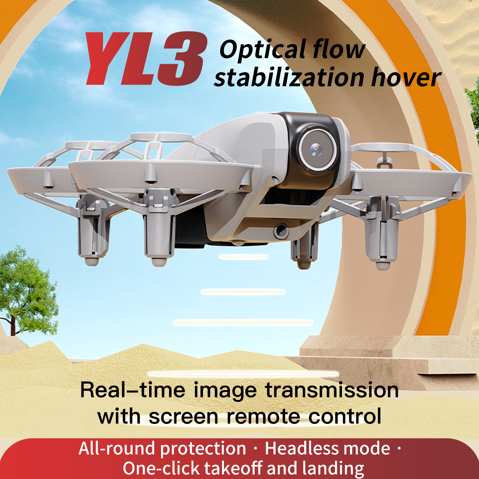 Optical Flow YT YL3 Mini Drone - Drone Rc Folding บทวิจารณ์และราคา