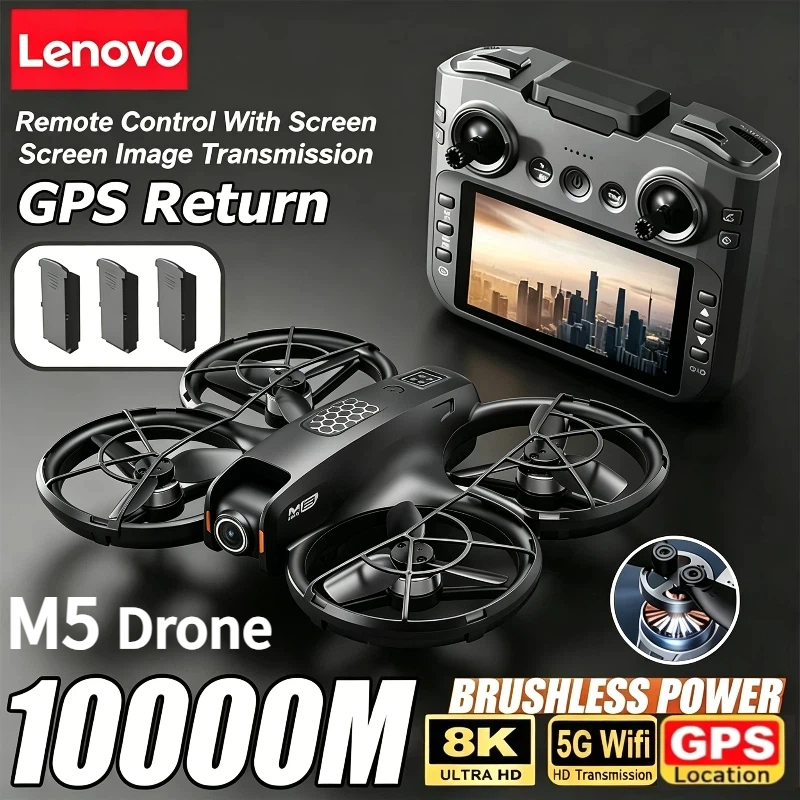 Lenovo M5 Drone 8K Professiona - Drone Rc Folding บทวิจารณ์และราคา