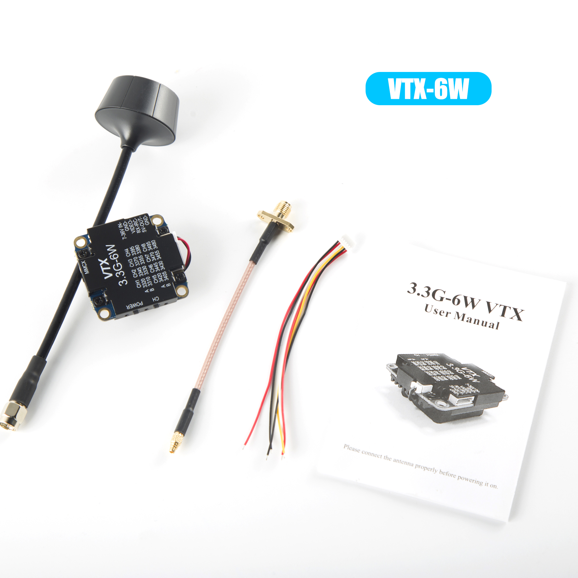 FPV Video Transmitter 3.3G 6W  - Rc Transmitter บทวิจารณ์และราคา