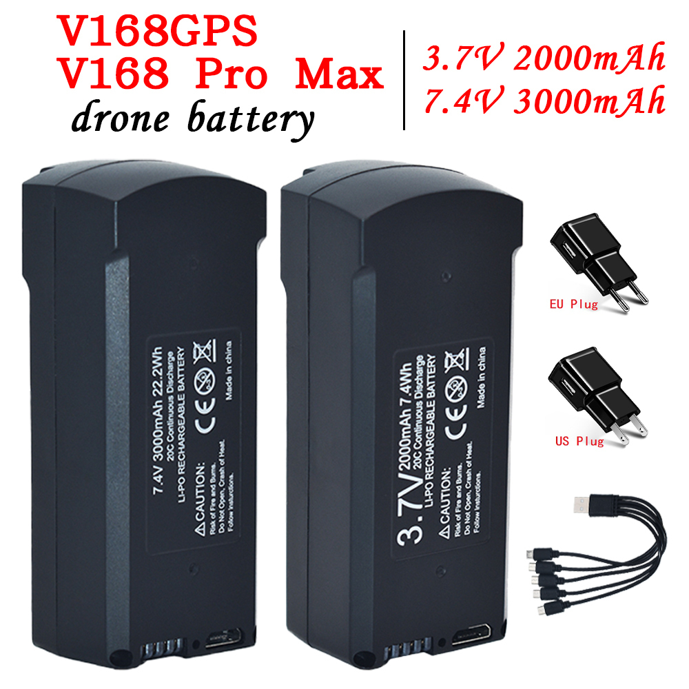 GPS V198 7.4V 3000mAh Battery  - Drone Rc Pro บทวิจารณ์และราคา