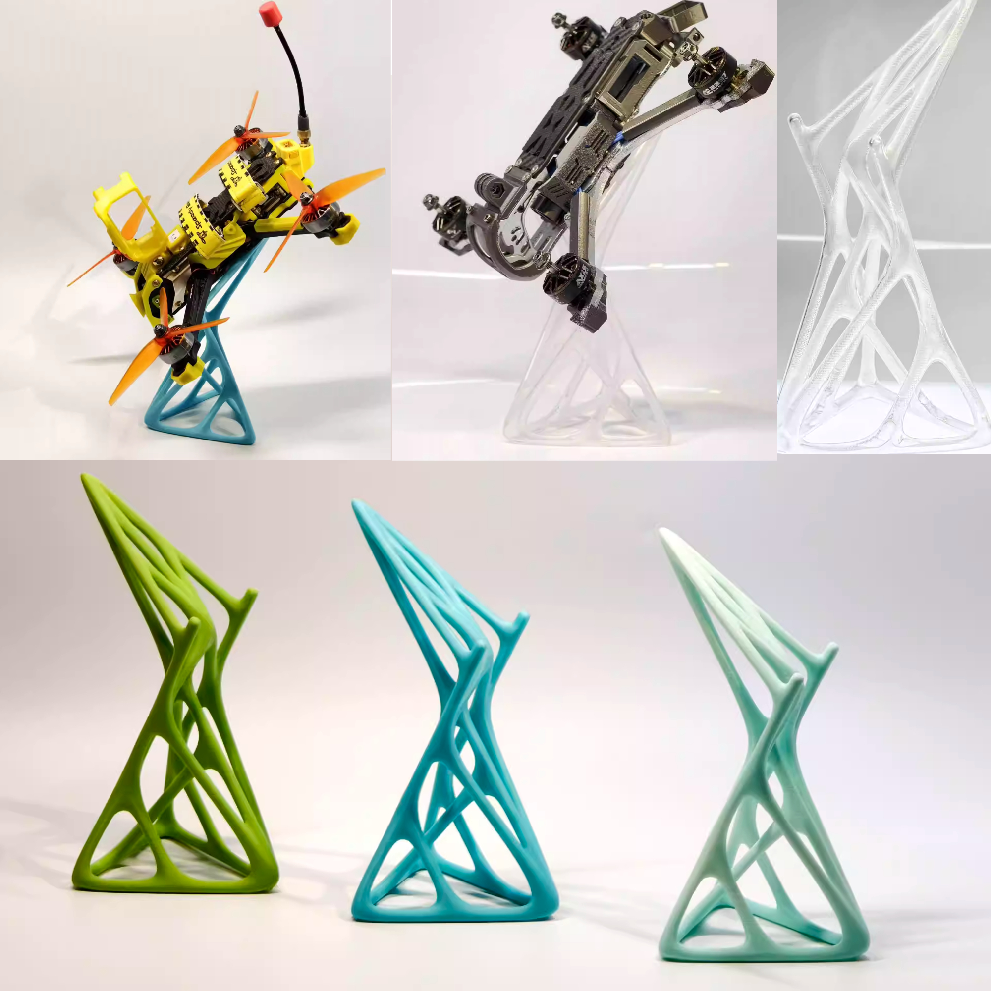 1PCS FPV Display Stand Holder  - 3D Printed Drone Part บทวิจารณ์และราคา